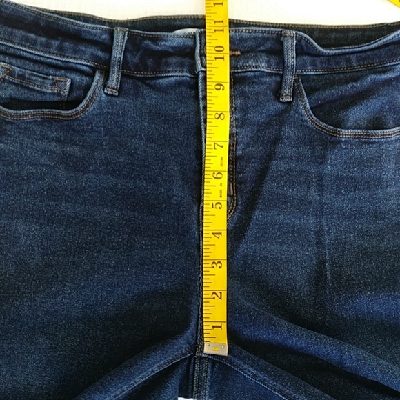 Old Navy Rockstar Super Skinny High Rise Secret Slim Pocket Jeans 10 Blue - Picture 15 of 16